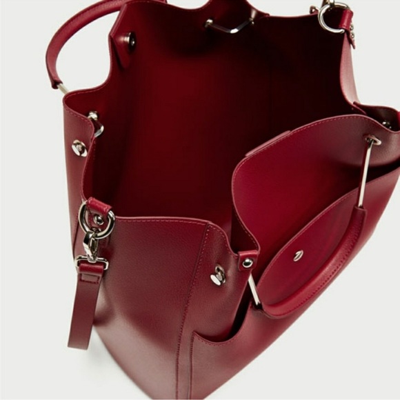 Zara red crossbody bag - Picture 3 of 4